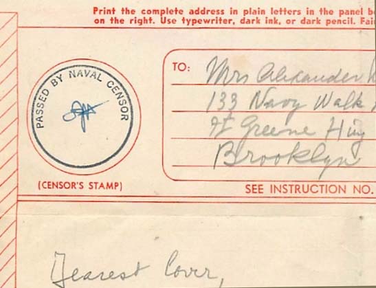 Censor Stamp on V-Mail_Crop