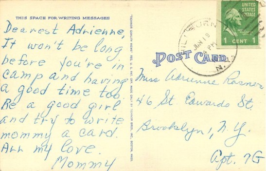 Adrienne Postcard